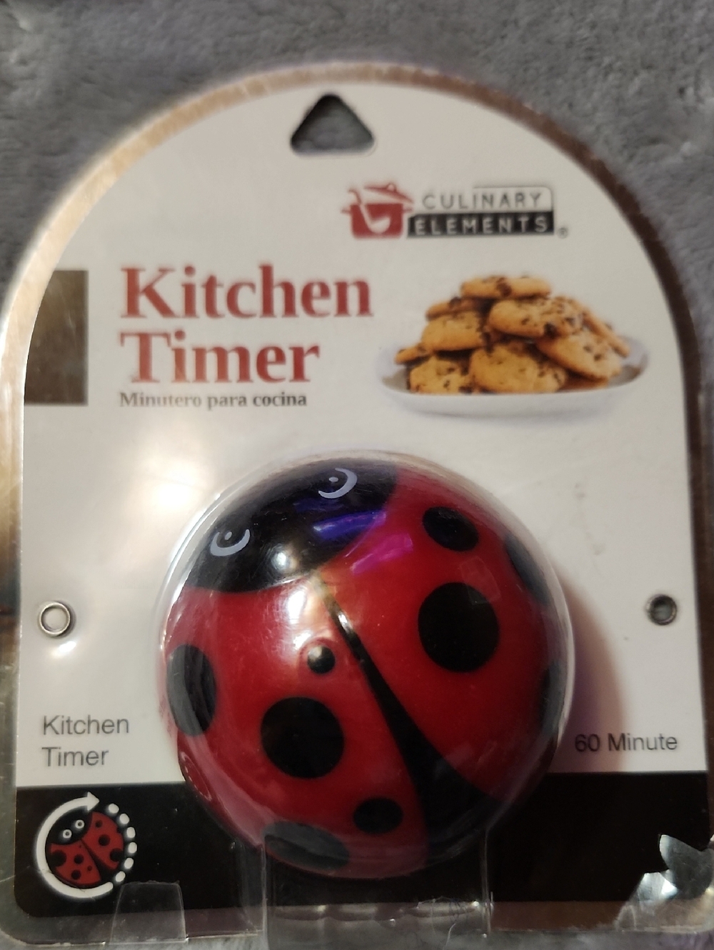 Red Ladybug 60-Minute Kitchen Timer